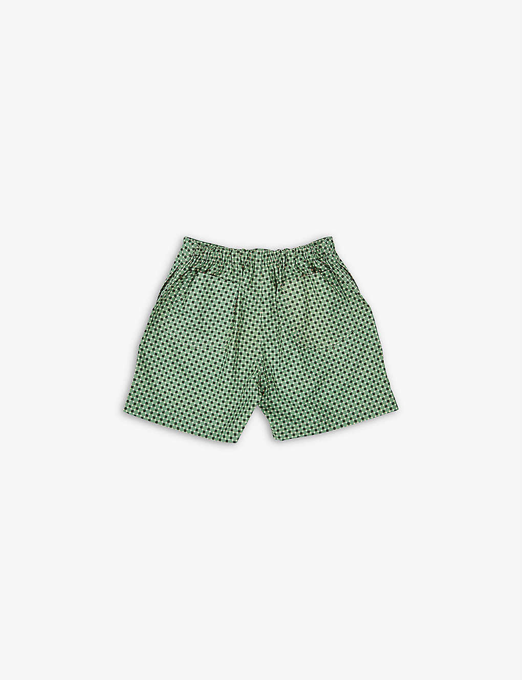 Caramel Babies' Lobster Geometric-print Linen And Cotton-blend Shorts 3-12 Years In Geo Print