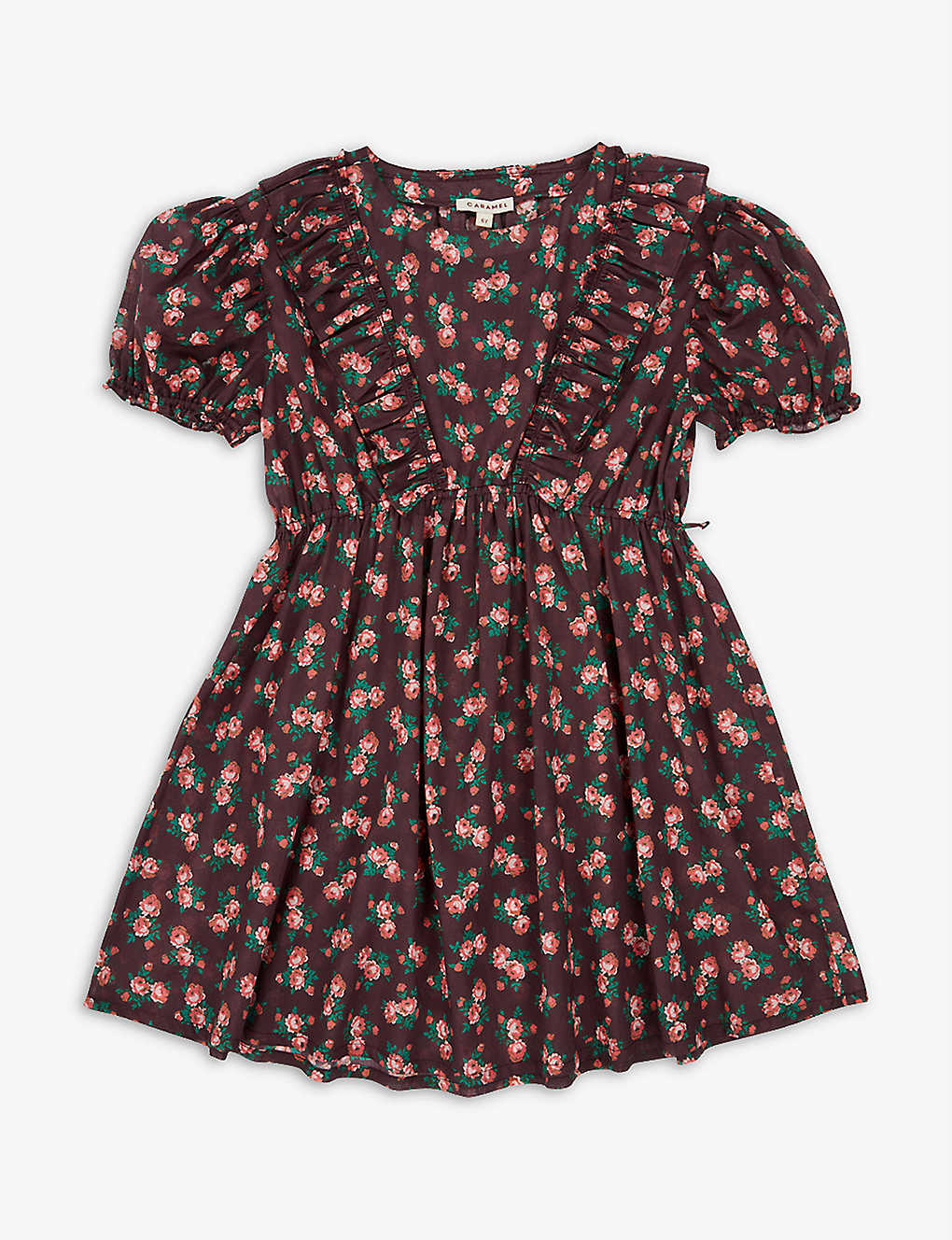 Caramel Kids' Orca Floral Cotton Dress 3-12 Years In Bright Floral