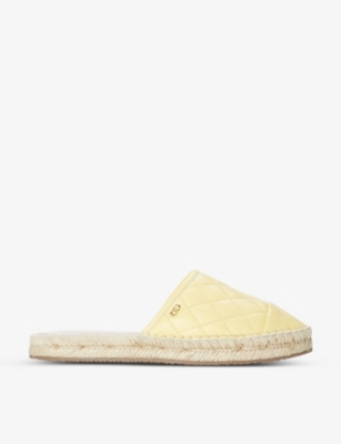 dune quilted mules