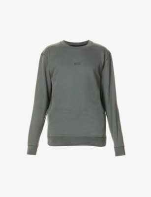 Logo-print cotton-blend sweatshirt