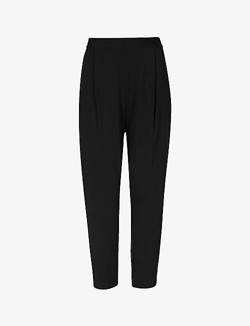 ALLSAINTS: Aleida Tri tapered mid-rise stretch-woven trousers