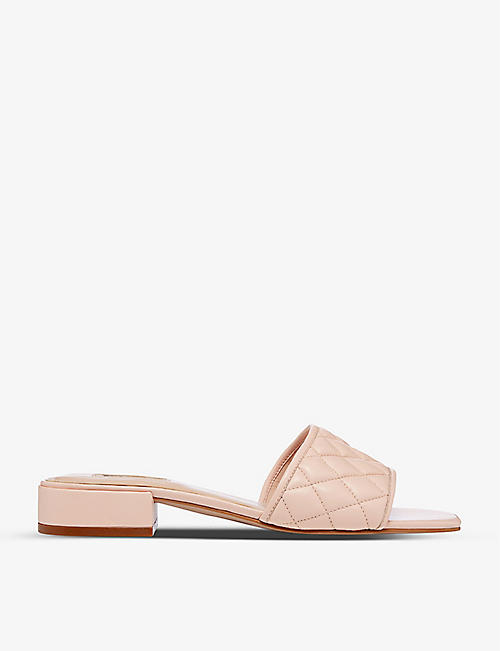 DUNE: Novi quilted leather mules