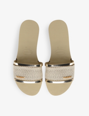 Shop Havaianas Women's Grey You Trancoso Rubber Sandals