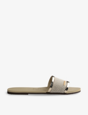 Havaianas Womens Grey You Trancoso Rubber Sandals