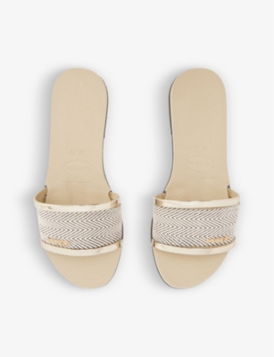 Havaianas You Trancoso Rubber Sandals In Sand Grey