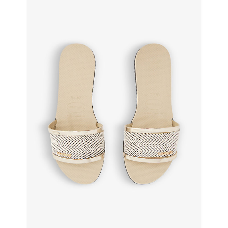 Shop Havaianas Womens Sand Grey You Trancoso Rubber Sandals