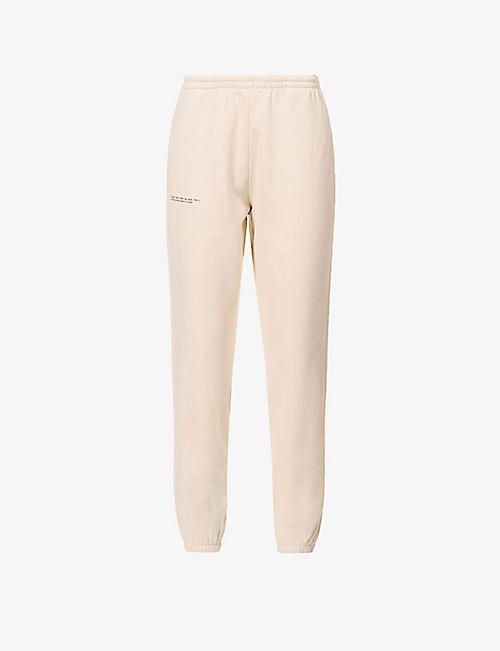 PANGAIA: 365 Signature mid-rise organic and recycled cotton-blend jogging bottoms