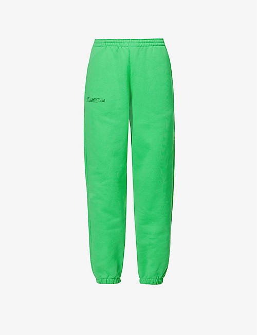 PANGAIA: 365 Signature high-rise recycled and organic cotton-blend jogging bottoms