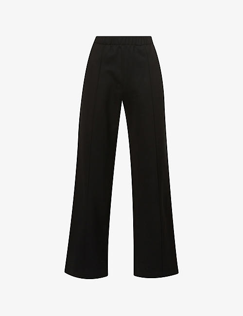 PANGAIA: Relaxed-fit high-rise organic cotton-jersey trousers
