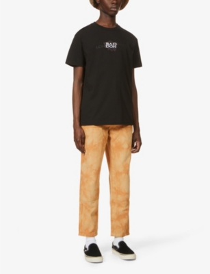 Baddest Skate Shop London Map Graphic-print Cotton-jersey T-shirt In Black