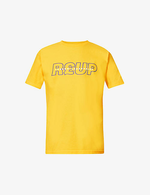 BADDEST SKATE SHOP: Reup graphic-print cotton-jersey T-shirt