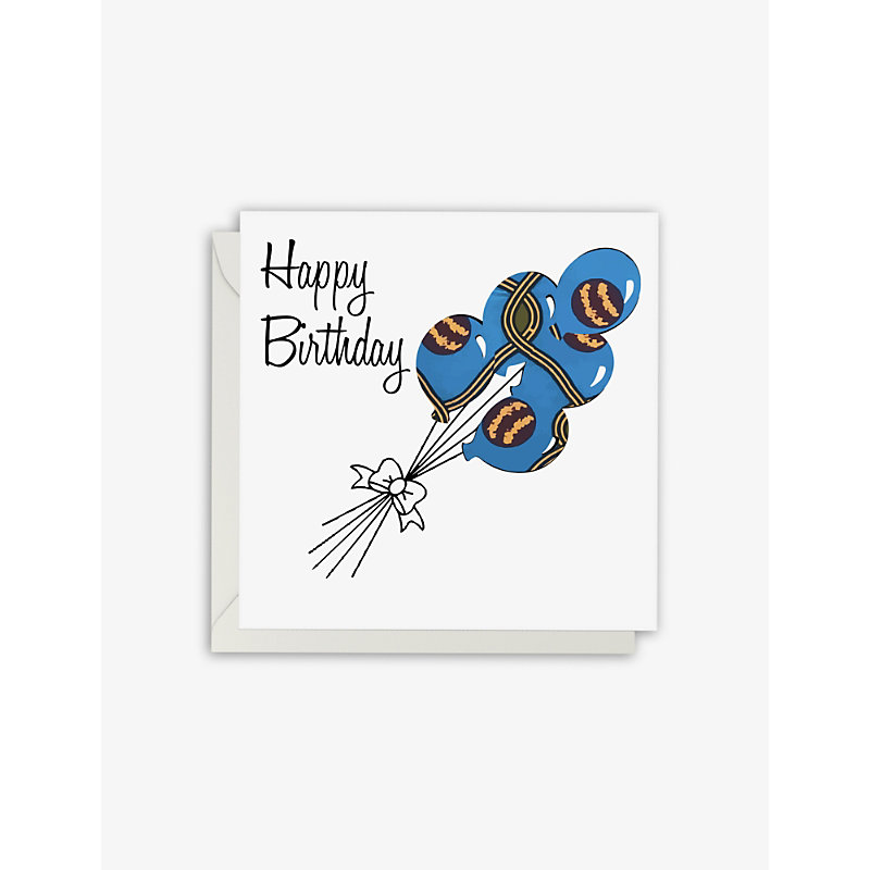Afrotouch Design Afroballoons Happy Birthday Greetings Card 15cm X 15cm
