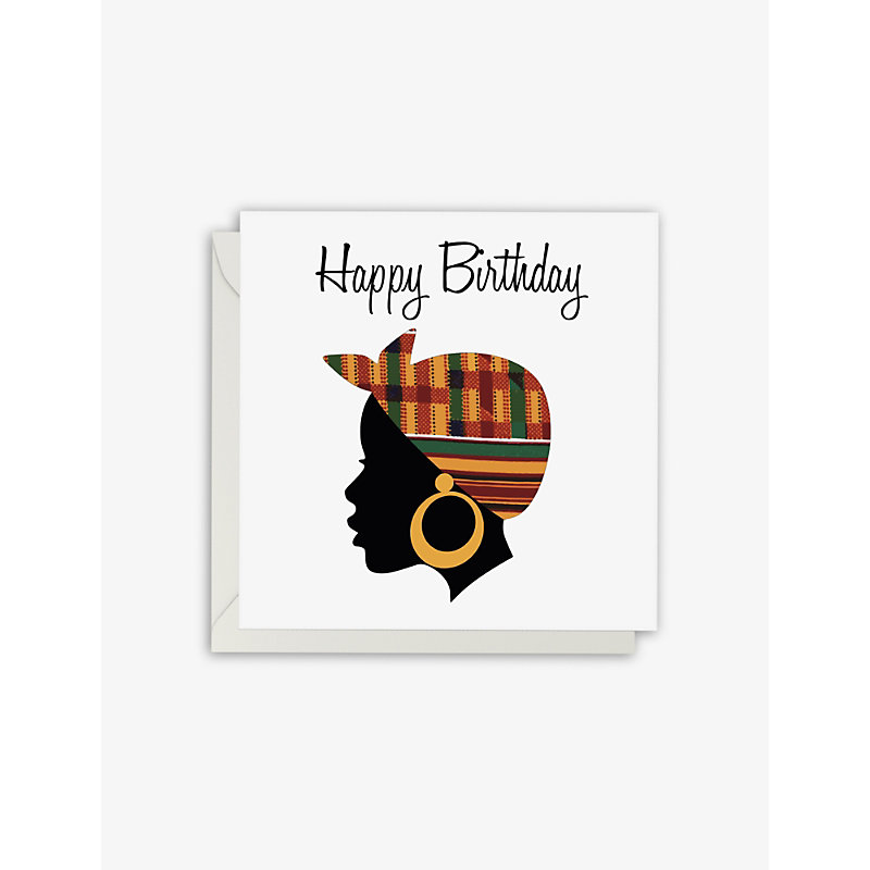 Afrotouch Design Phenomenal Woman Birthday Greetings Card 15cm X 15cm