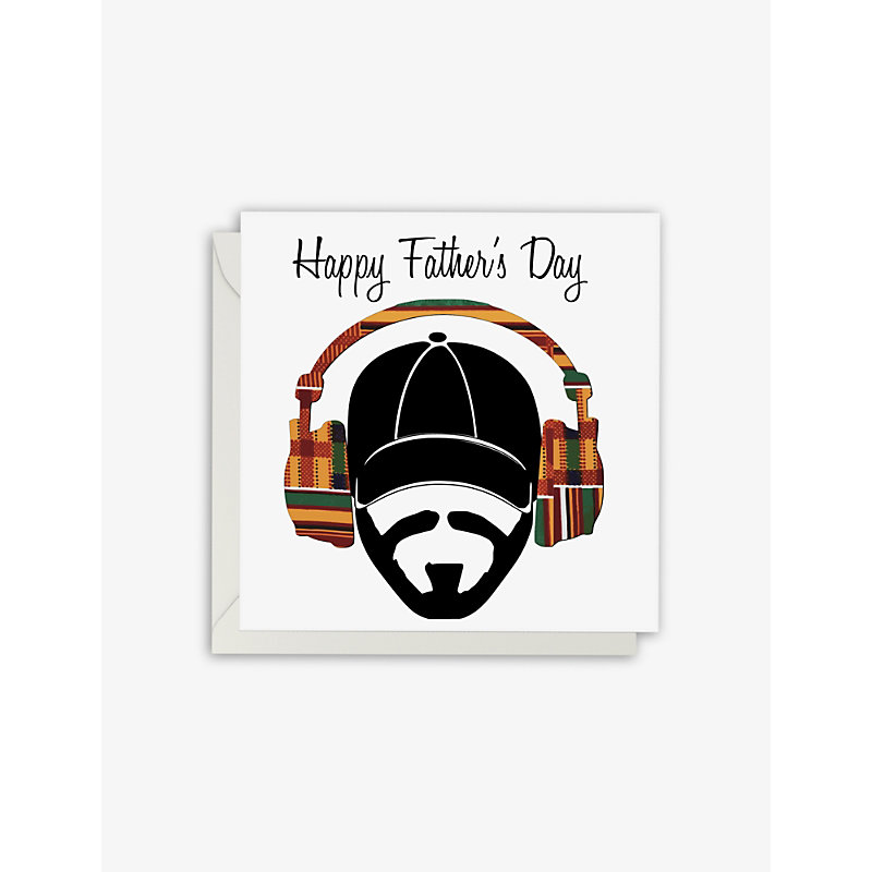 Afrotouch Design Hey Mr Dj Father's Day Greetings Card 15cm X 15cm