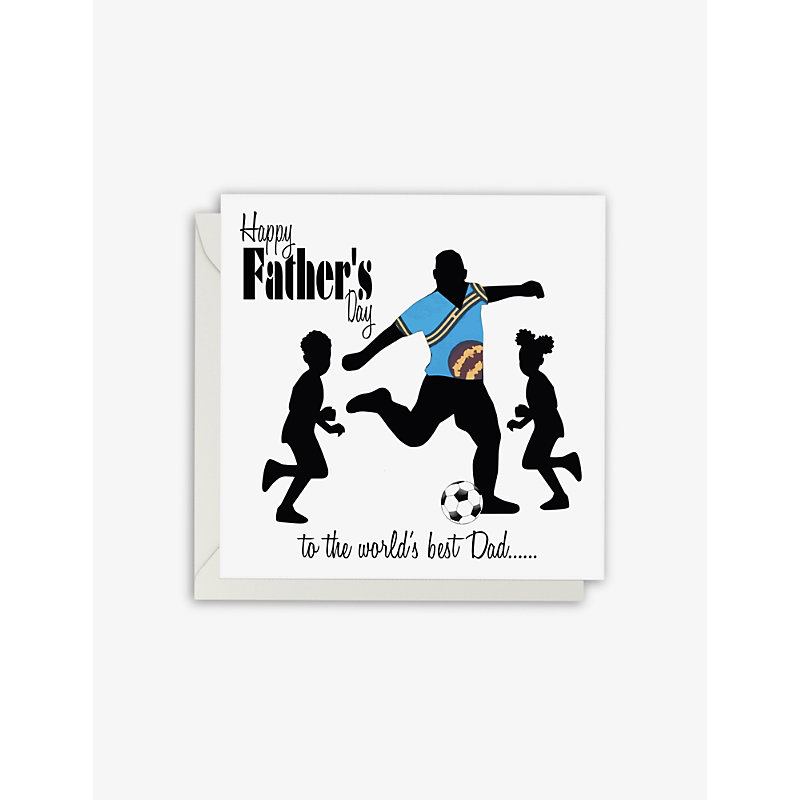 Afrotouch Design Sports Dad Father's Day Greetings Card 15cm X 15cm