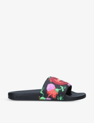 Gucci sliders hot sale womens selfridges