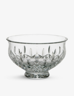 Waterford Lismore Crystal Footed Bowl In Clear