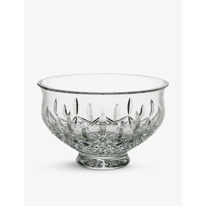 Waterford Lismore Crystal Footed Bowl In Clear