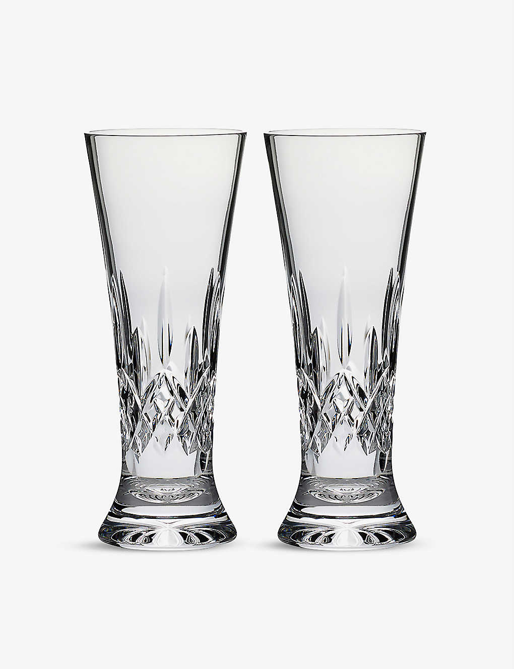 Waterford Lismore Crystal Pilsner Glasses Set-of-two