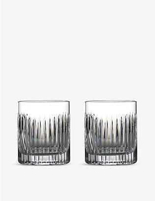 WATERFORD: Aras whiskey glasses set of two 350ml