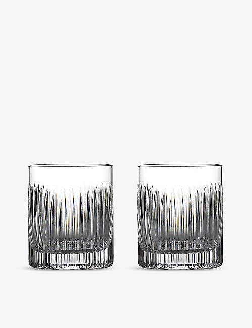 WATERFORD: Aras whiskey glasses set of two 350ml