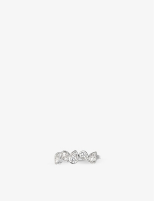 CHAUMET: Joséphine Ronde d'Aigrettes 18ct white-gold and 0.53ct brilliant-cut diamond ring