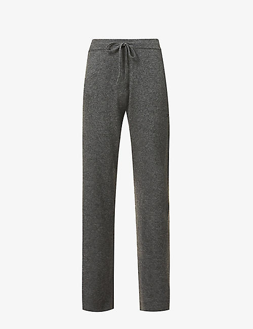 CHINTI AND PARKER: Wide-leg high-rise cashmere trousers
