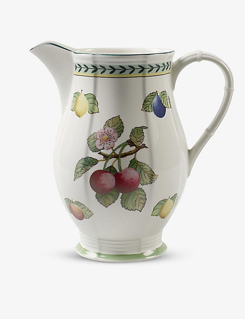 VILLEROY & BOCH: French Garden Fleurence porcelain jug 2.1L