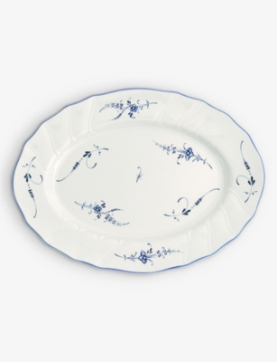 VILLEROY & BOCH: Old Luxembourg porcelain oval platter 36cm