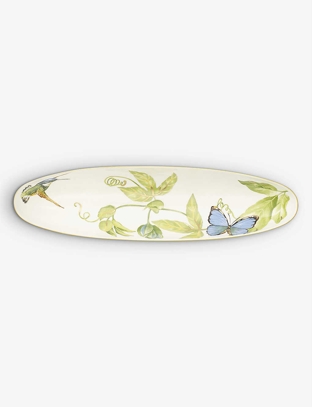 Villeroy & Boch Amazonia Floral-print Porcelain Oval Bowl 29cm