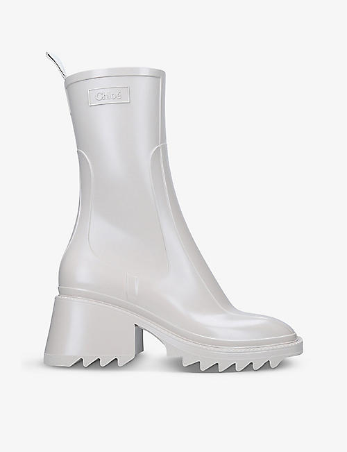 CHLOE: Betty PVC heeled boots