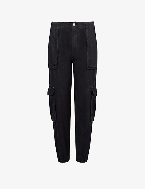 ALLSAINTS: Frieda cargo-style denim trousers