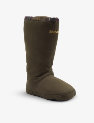 BARBOUR: Wellington logo-embroidered woven dog toy