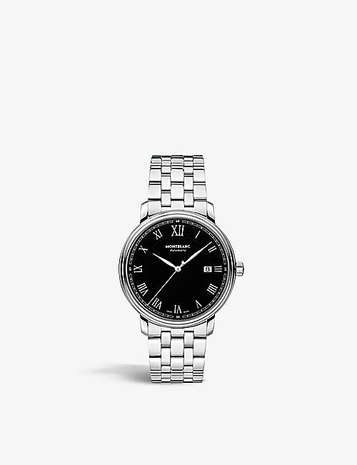 MONTBLANC: 116483 Tradition stainless-steel quartz watch