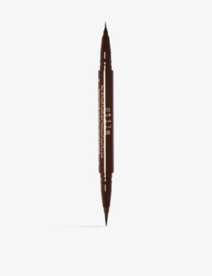 STILA DARK BROWN STAY ALL DAY DUAL-ENDED WATERPROOF LIQUID EYELINER 1ML