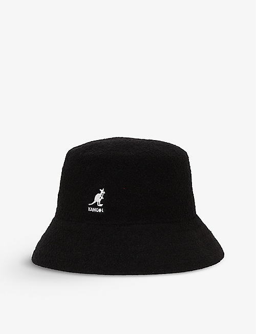 KANGOL: Bermuda logo-embroidered felt bucket hat