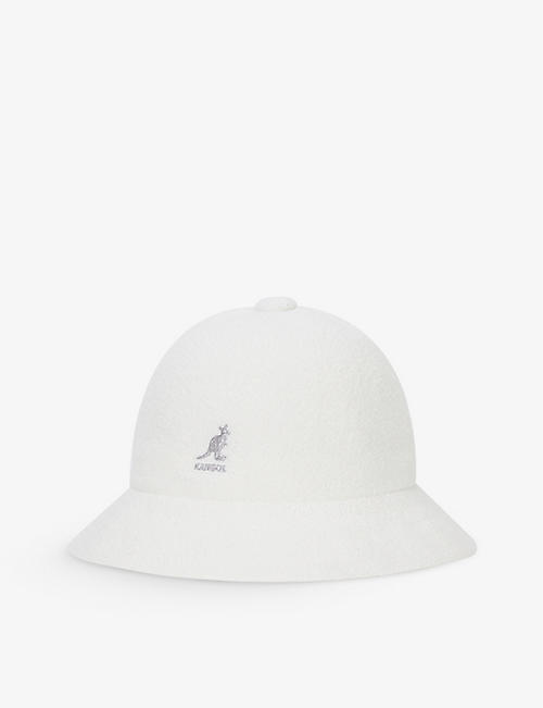 KANGOL：Bermuda Casual 徽标刺绣毛毡渔夫帽