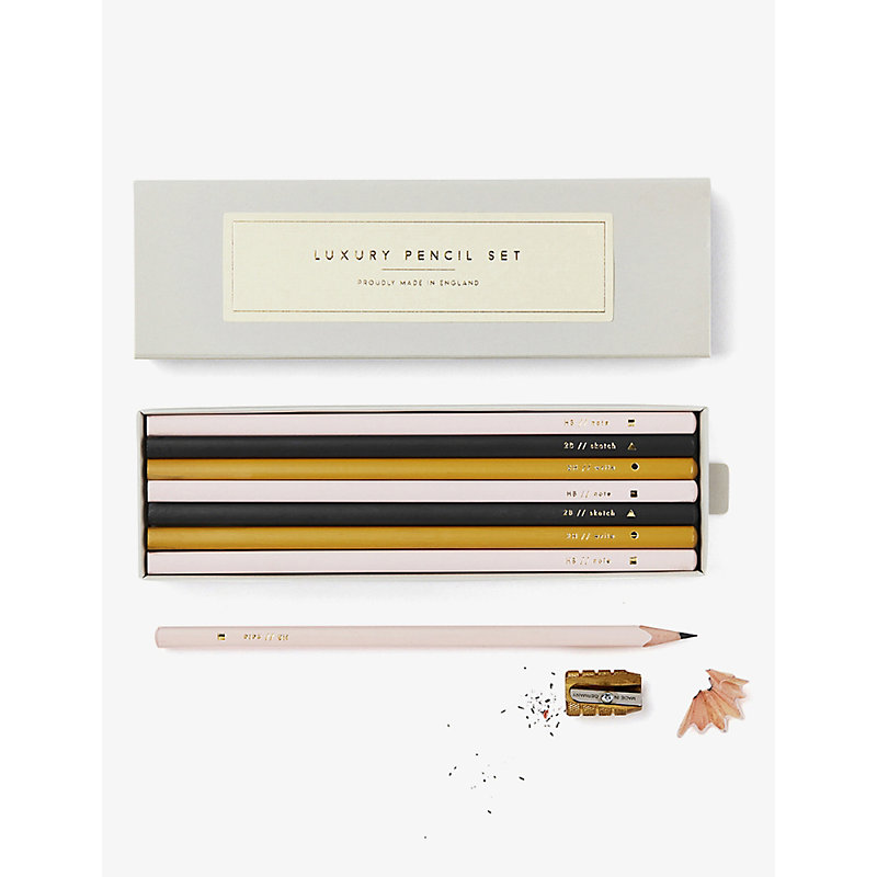 Katie Leamon Extract Assorted Luxury Pencil Set Of 7