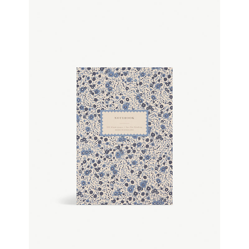Katie Leamon Heirloom Wild Aster Floral-print Lay-flat A5 Notebook