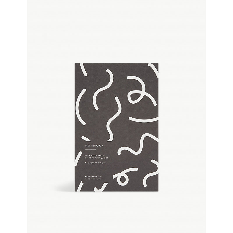 Katie Leamon Squiggle Graphic-print Lay-flat 96-page Notebook 24cm X 15.5cm