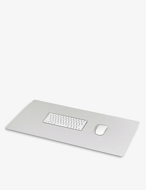 POKETO: Minimalist vegan leather desk mat 80cm x 42.5cm