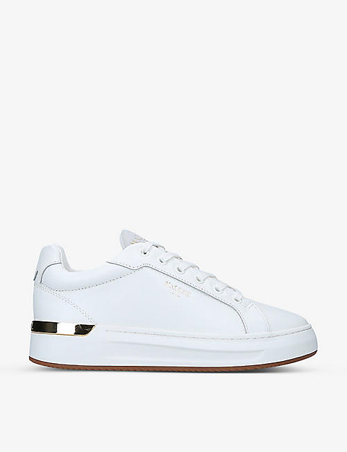 MALLET: Grafter low-top leather trainers