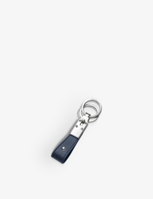MONTBLANC SARTORIAL GRAINED-LEATHER KEY FOB,R03755366