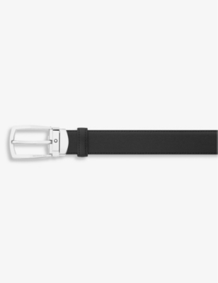 Montblanc Leather Reversible Pin Buckle Belt