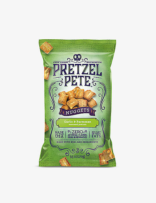 SNACKS: Pretzel Pete Garlic and Parmesan Nuggets 270g