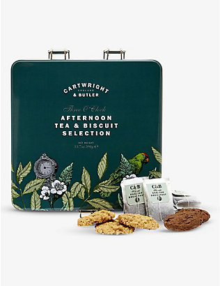 CARTWRIGHT & BUTLER: Three O'Clock afternoon tea and biscuit selection 390g