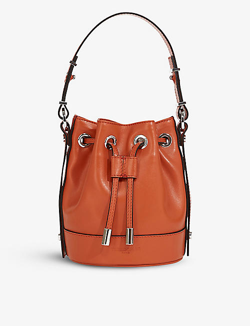 THE KOOPLES: Nano Tina mini leather bucket bag