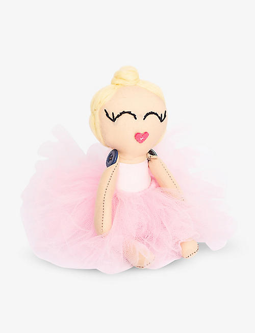 FELA & FRIENDS: Blonde-haired mini ballerina handmade doll 20cm