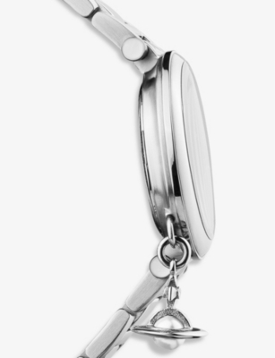 VIVIENNE WESTWOOD WATCHES: VV006PSLSL Mother Orb stainless-steel quartz watch