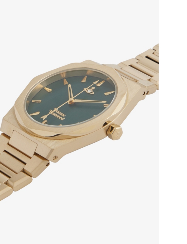 VV244GRGD Limehouse yellow gold-plated stainless-steel quartz watch